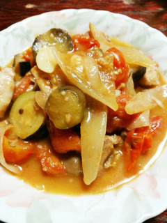 鶏ももと夏野菜の白ワイン煮⭐-レシピのメイン写真