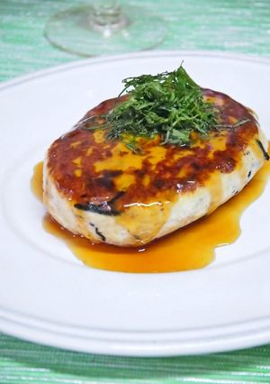 さっぱり！混ぜて焼くだけ豆腐バーグ-レシピのメイン写真