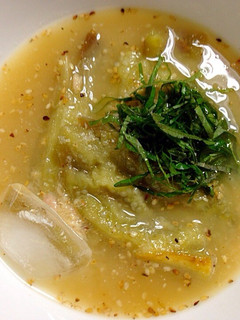 さっぱり♪焼きナスの冷汁-レシピのメイン写真
