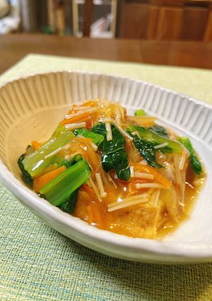 厚揚げの野菜あんかけ-レシピのメイン写真