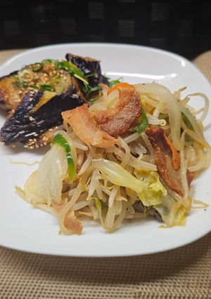 豚トロの野菜塩ダレ炒め-レシピのメイン写真