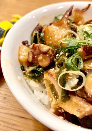 うまうま、味噌たこポキ丼-レシピのメイン写真