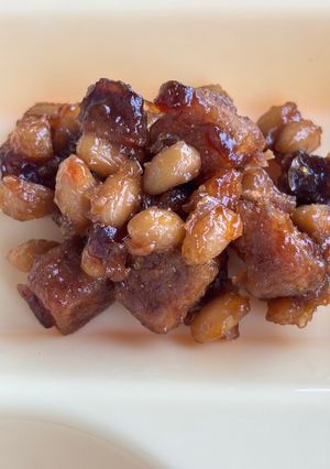 まぐろと大豆のあんからめ＃豊明市学校給食-レシピのメイン写真