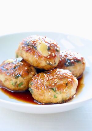 トロッとチーズ【照り焼きチーズつくね】-レシピのメイン写真