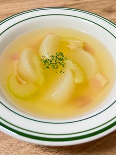かぶとセロリのコンソメスープ-レシピのメイン写真