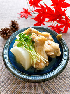 鶏手羽元と大根の簡単白だし煮-レシピのメイン写真