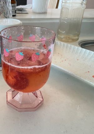 材料3つだけ！スッキリイチゴドリンク🍓☆-レシピのメイン写真