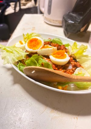 簡単!大豆ミートのタコライス♪-レシピのメイン写真