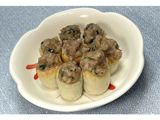 豚ひき肉と大葉のちくわの肉詰め★動画あり