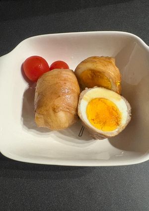 肉巻きゆで卵☆子供にも人気-レシピのメイン写真