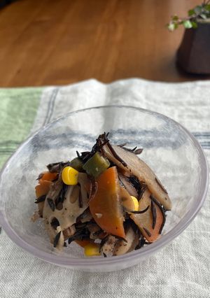 ひじきと根菜の重ね煮-レシピのメイン写真