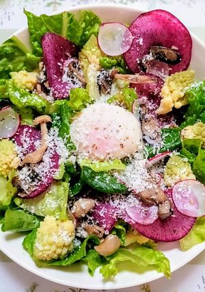 簡単ランチ！ワンプレートのサラダうどん-レシピのメイン写真