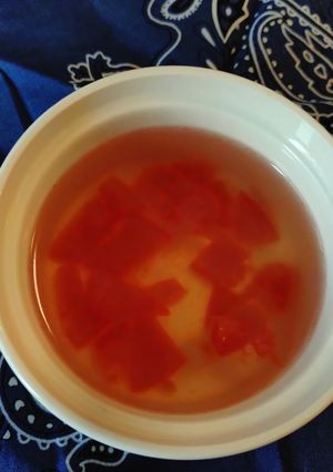 トマトのサンラータン風•スープ-レシピのメイン写真