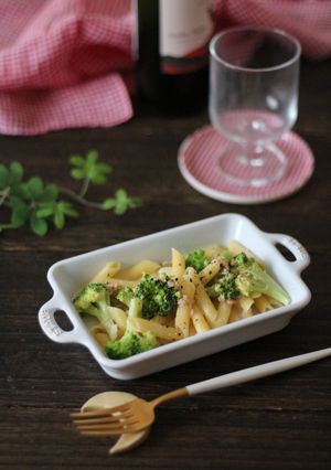 鮭フレークとブロッコリーのクリームパスタ-レシピのメイン写真