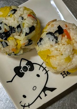 ちらし寿司の残りでチュモッパ風？-レシピのメイン写真