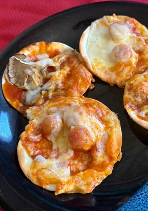 餃子の皮でアレンジ満載簡単ピザ-レシピのメイン写真