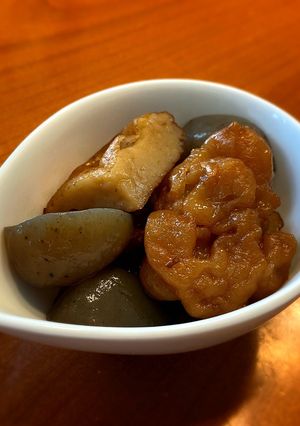 嗚呼これこれ！さつま揚げと蒟蒻の煮物-レシピのメイン写真