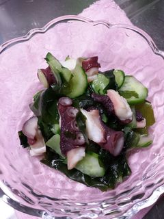 タコと胡瓜の酢の物-レシピのメイン写真