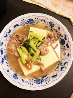 簡単!お豆腐と梅のだしあんかけ-レシピのメイン写真