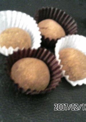 混ぜるだけで、簡単トリュフチョコもどき♪-レシピのメイン写真