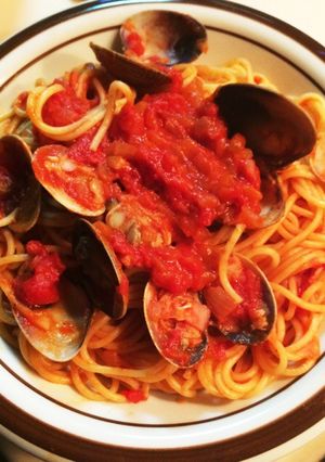 だしが美味しい＊あさりのトマトパスタ-レシピのメイン写真