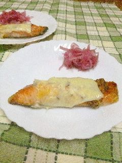 鮭のチーズ焼き マスタード風味-レシピのメイン写真