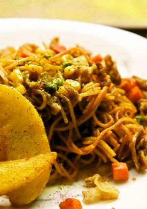 香りも溜まんない♪ウマ過ぎカレー焼きそば-レシピのメイン写真