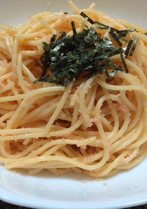 簡単なのに人気！明太子パスタ-レシピのメイン写真