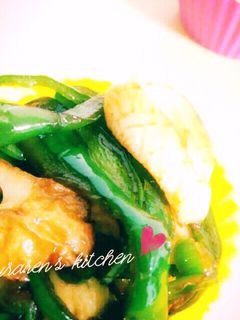 *弁当おかず*ピーマンの砂糖醤油炒め-レシピのメイン写真