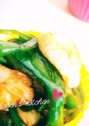 *弁当おかず*ピーマンの砂糖醤油炒め-レシピのメイン写真