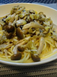 簡単!あさりとしめじの和風パスタ-レシピのメイン写真