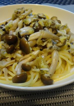 簡単!あさりとしめじの和風パスタ-レシピのメイン写真