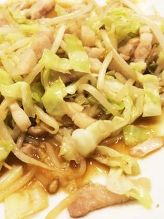 二郎系ラーメン風野菜炒め-レシピのメイン写真