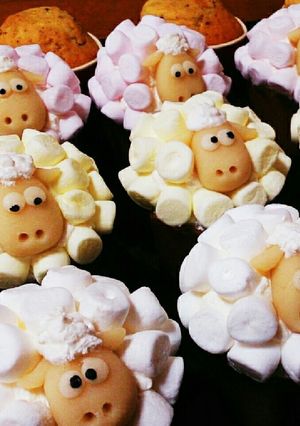 ひつじのカップケーキ-レシピのメイン写真