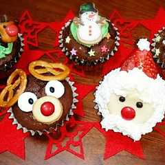クリスマスカップケーキ-レシピのメイン写真