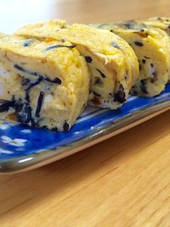 お弁当に☆ヒジキ煮リメイク卵焼き☆-レシピのメイン写真