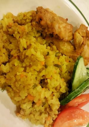 我が家の定番！炊き込みカレーピラフ-レシピのメイン写真