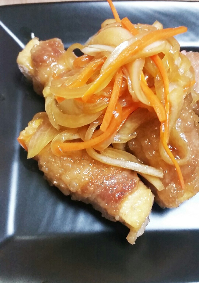 ☆かさ増し☆肉巻き豆腐の南蛮漬け☆-レシピのメイン写真