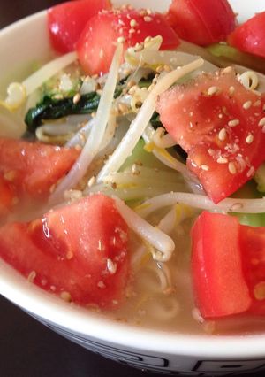 トマト塩ラーメン-レシピのメイン写真