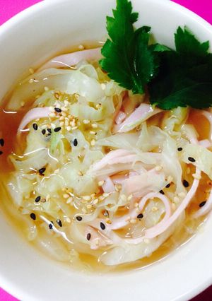 キャベツたっぷりの中華スープ♡-レシピのメイン写真