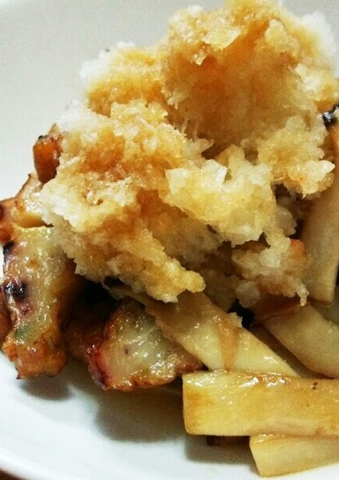 エリンギとさつま揚げのバターぽん酢おろし-レシピのメイン写真