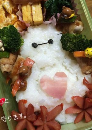 キャラ弁♡ベイマックス-レシピのメイン写真