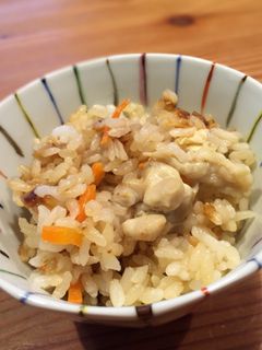 鶏と人参と油揚げの炊き込みご飯☆-レシピのメイン写真
