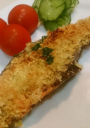 大豆フレークでサケの香草焼き-レシピのメイン写真