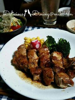ニンニク醤油ソース★鶏モモステーキ-レシピのメイン写真