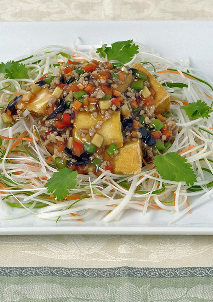 厚揚げとたっぷり野菜のカラフルあんかけ-レシピのメイン写真
