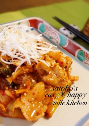 男子ウケ抜群！麺つゆでめちゃうま豚キムチ-レシピのメイン写真