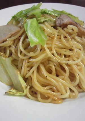 ガリバタ醤油焼きそば-レシピのメイン写真