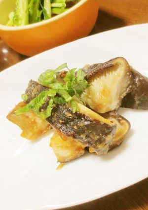 ジャンボ椎茸のみそにんにく味☆ごま油焼き-レシピのメイン写真