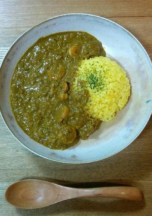 息子の大好物！タイ風グリーンエビカレー-レシピのメイン写真